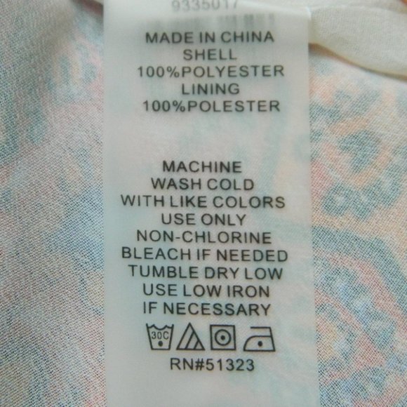 Vince Camuto Pink Orange Blue Sleeveless Spaghetti Strap Summer Top  Size XS - Picture 8 of 8